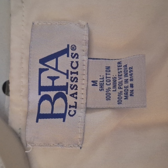 Vintage BFA Classics WomensBlazer Open Front Tropical Beachy Coastal Y2K Medium - Picture 3 of 10